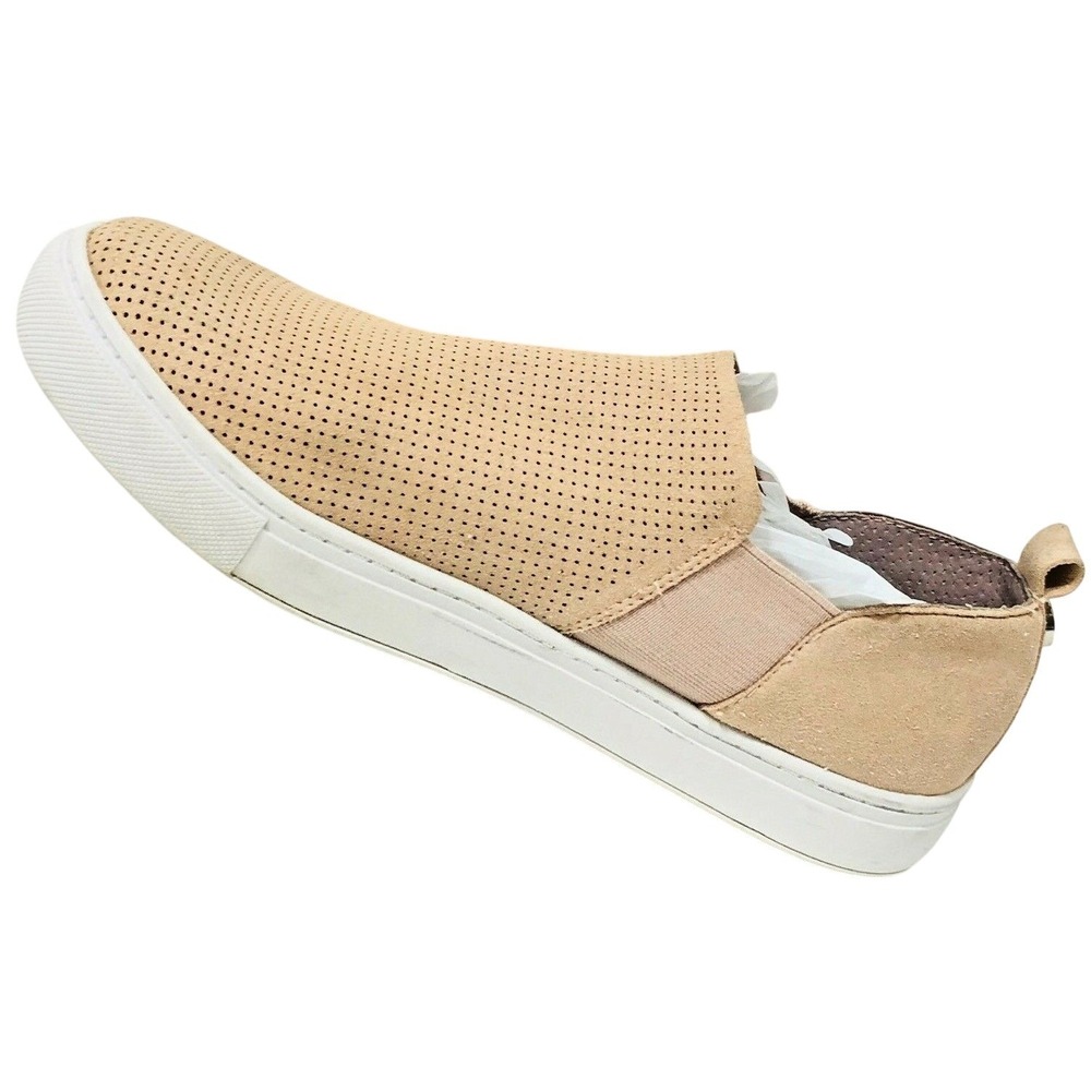 Steve Madden Womens Janzer Slip On Perforated Loafer Sneaker Shoe Blush Casual 7
